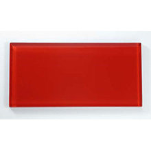 Red Glass Brick Tile (GT015)